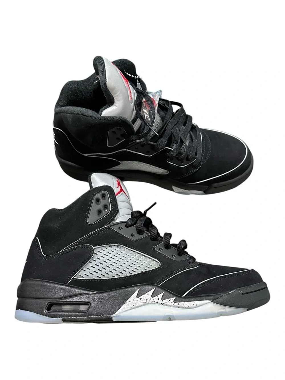 Sz 9- Air Jordan 5 Retro OG Black Metallic Reimagined - NEW WITH BOX.